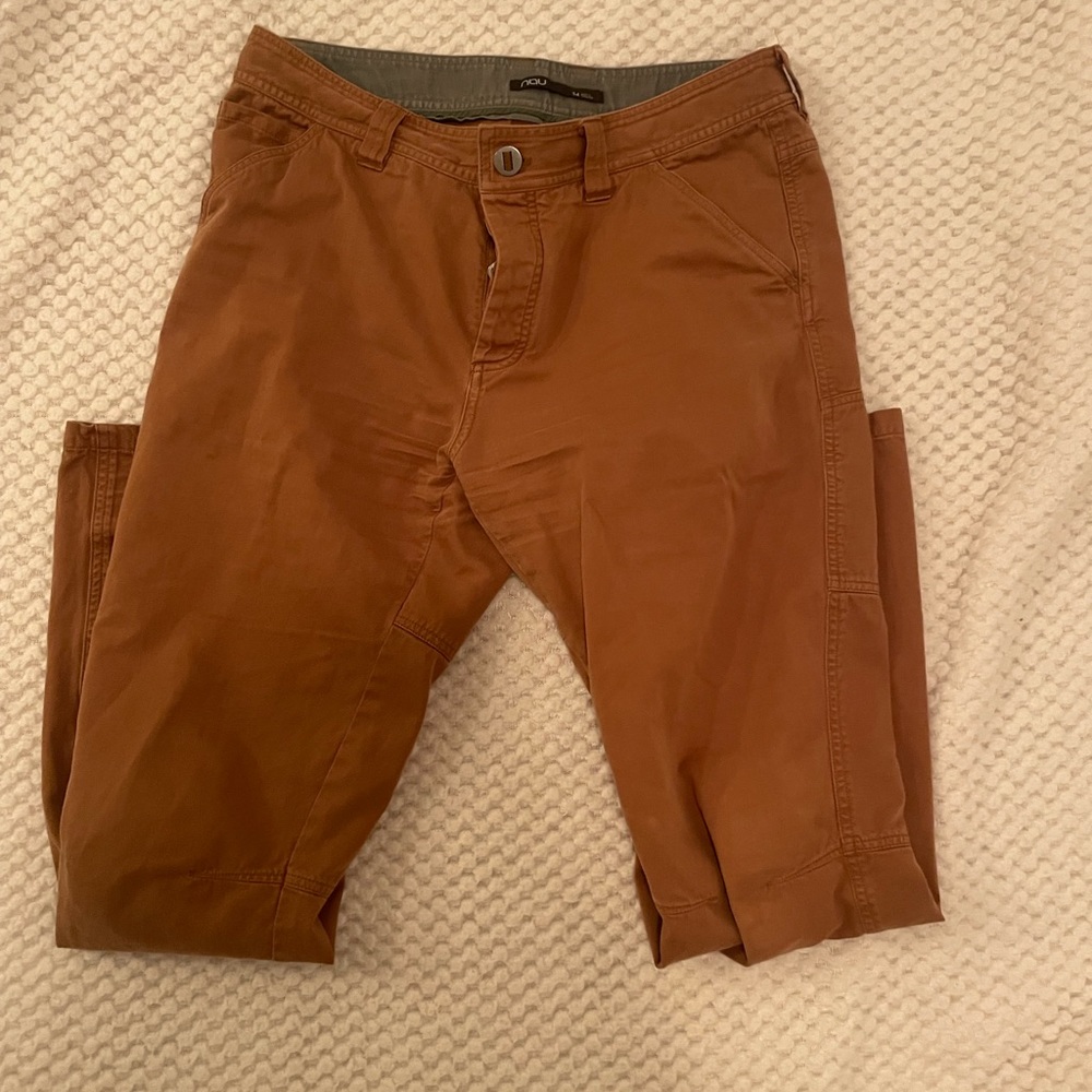 Nau burnt orange pants